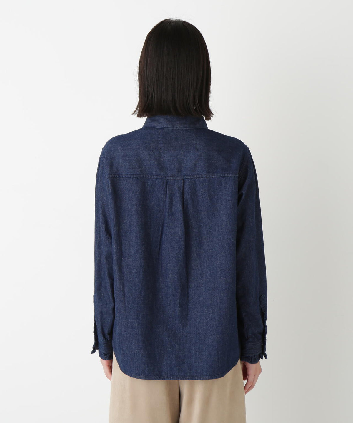 【Healthy Denimコラボ】デニムボウタイブラウス