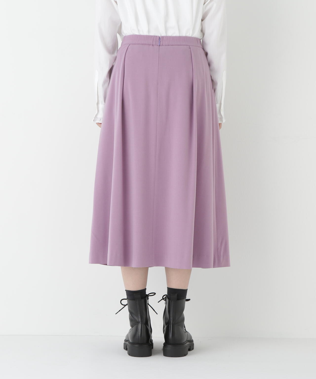 ランダムタックフレアースカート