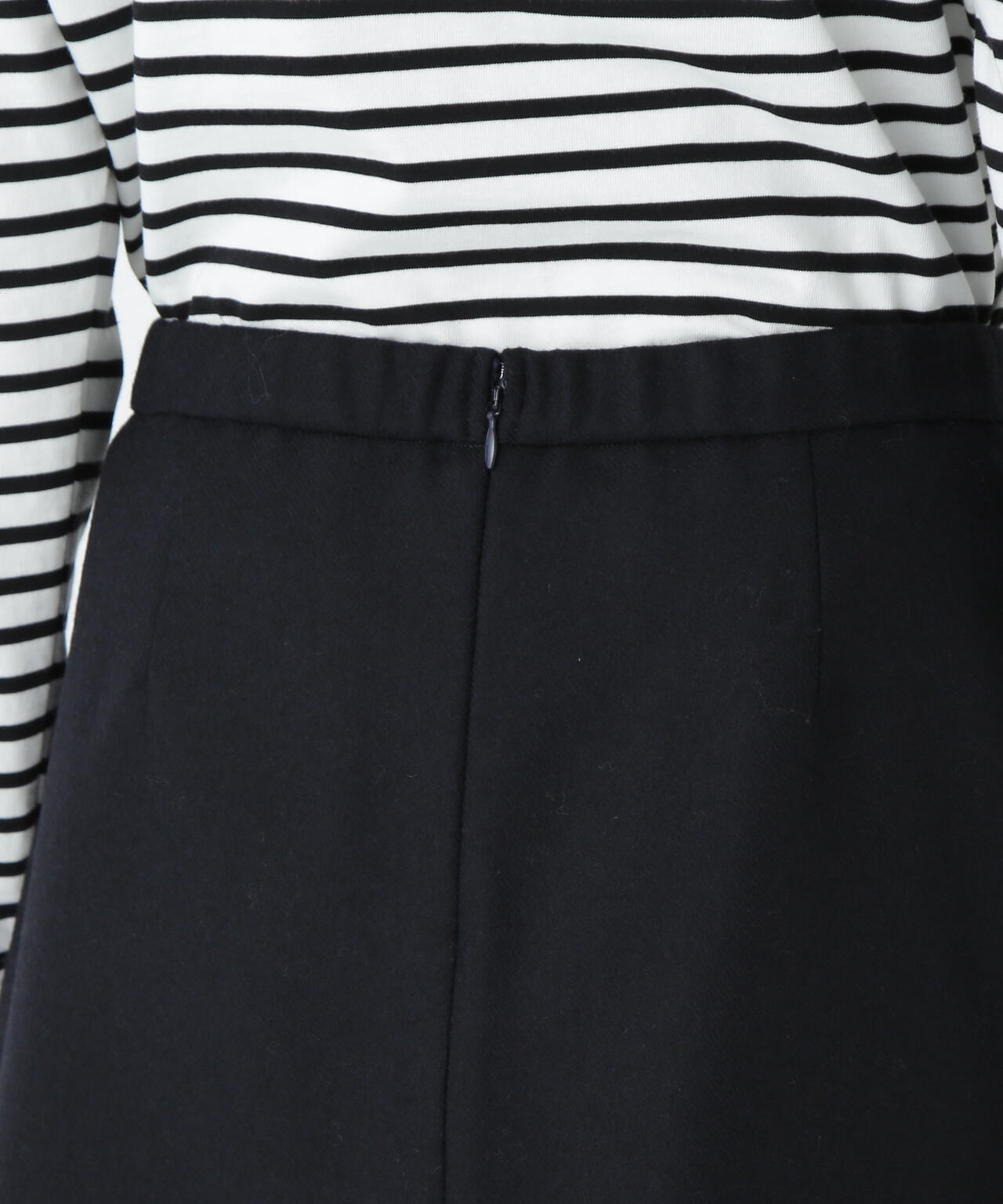 ウールサキソニーコクーンスカート