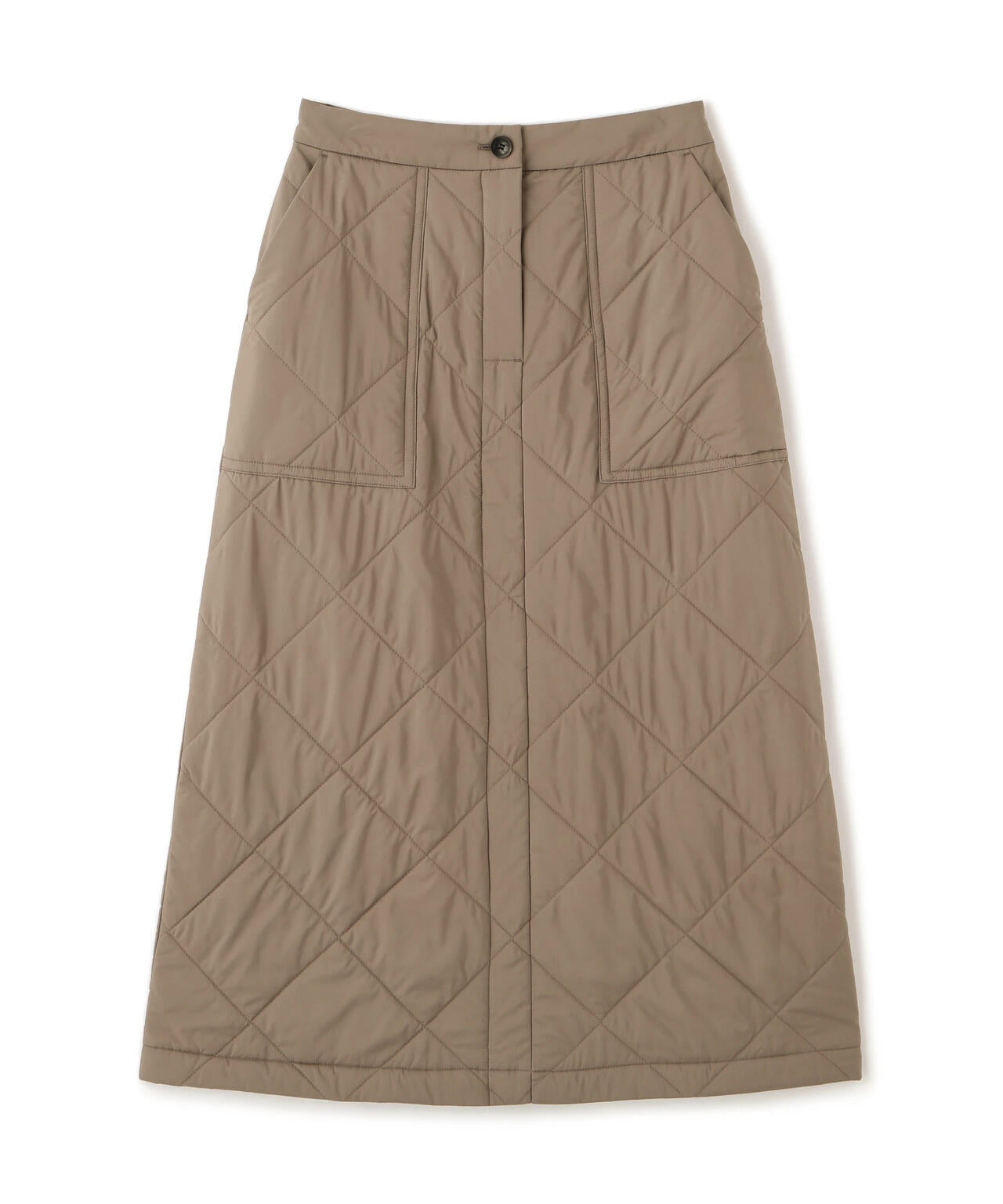 キルティングベイカーAラインスカート