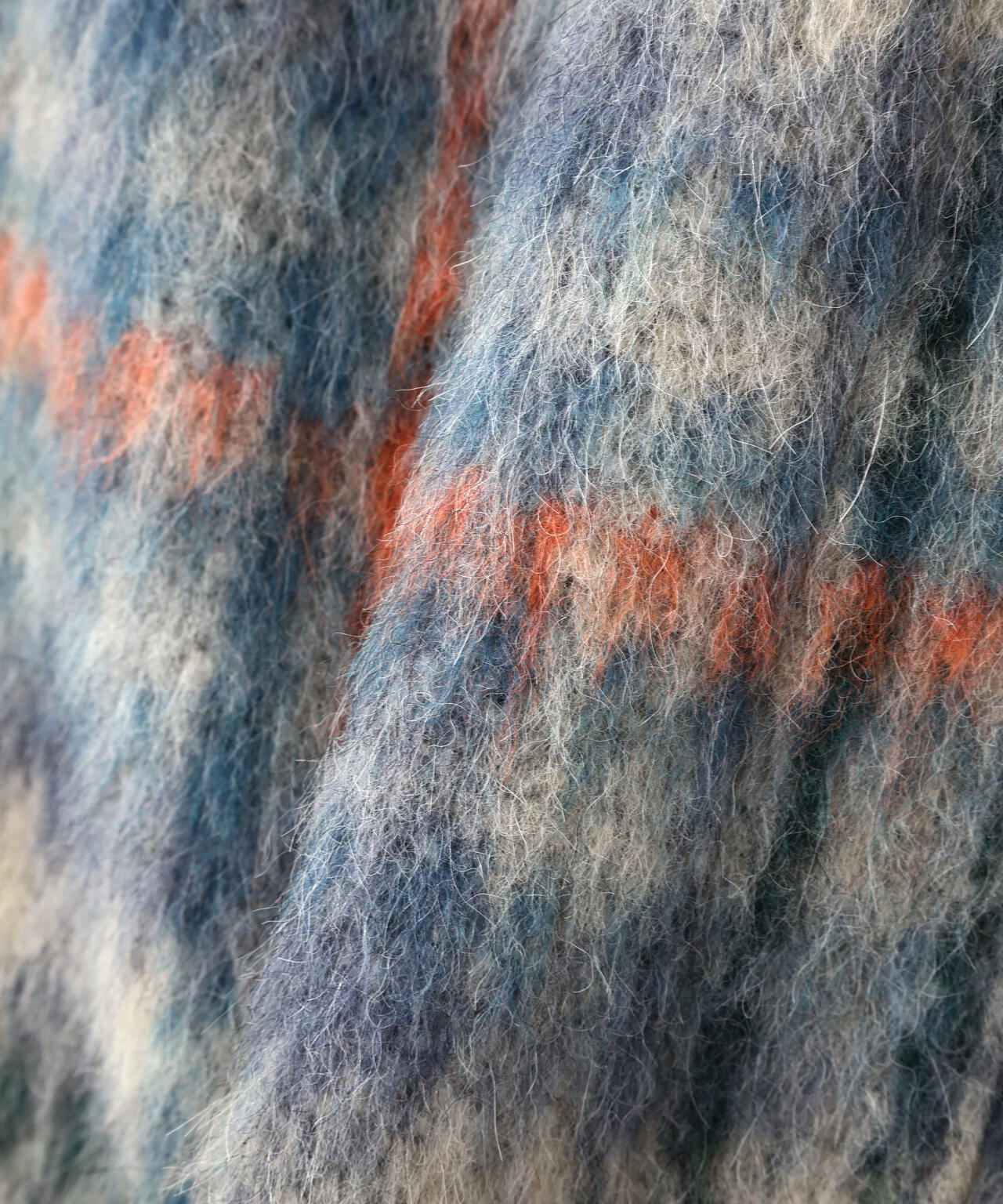 シャギーチェックベイカーAラインスカート