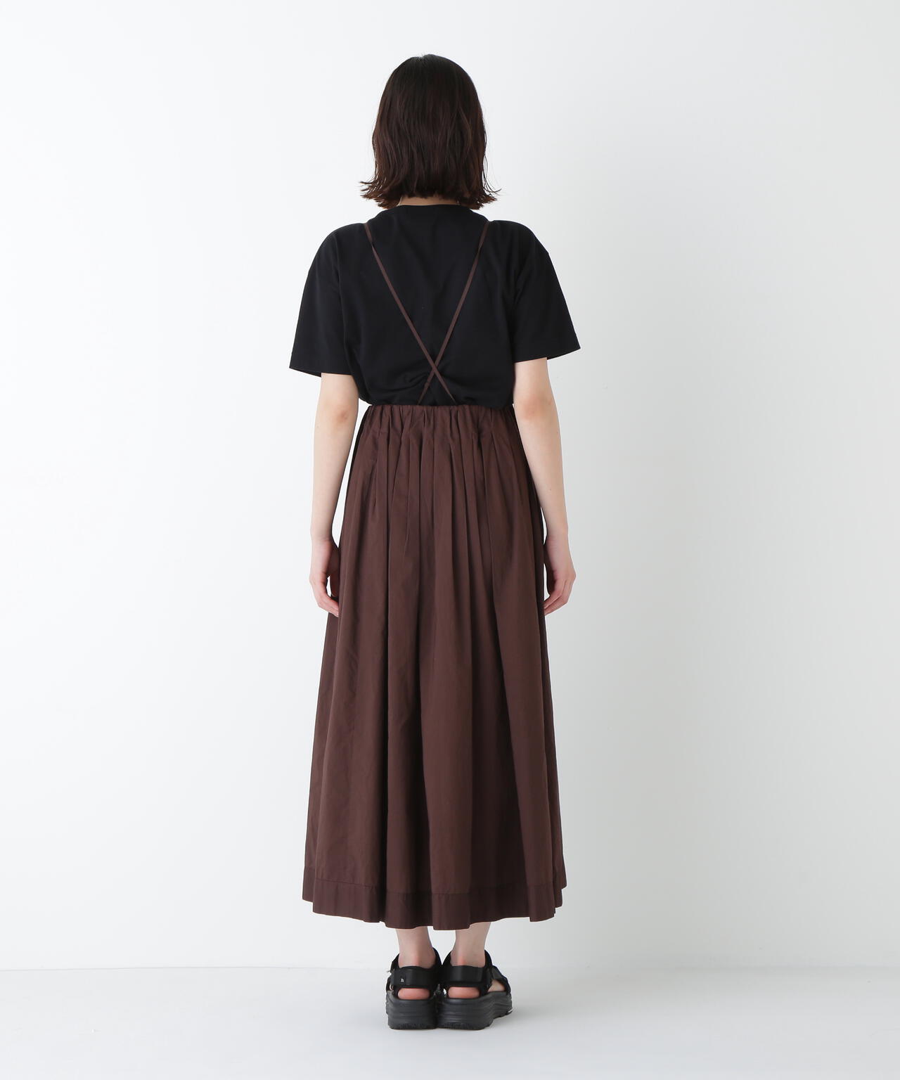 コットンローンギャザースカート