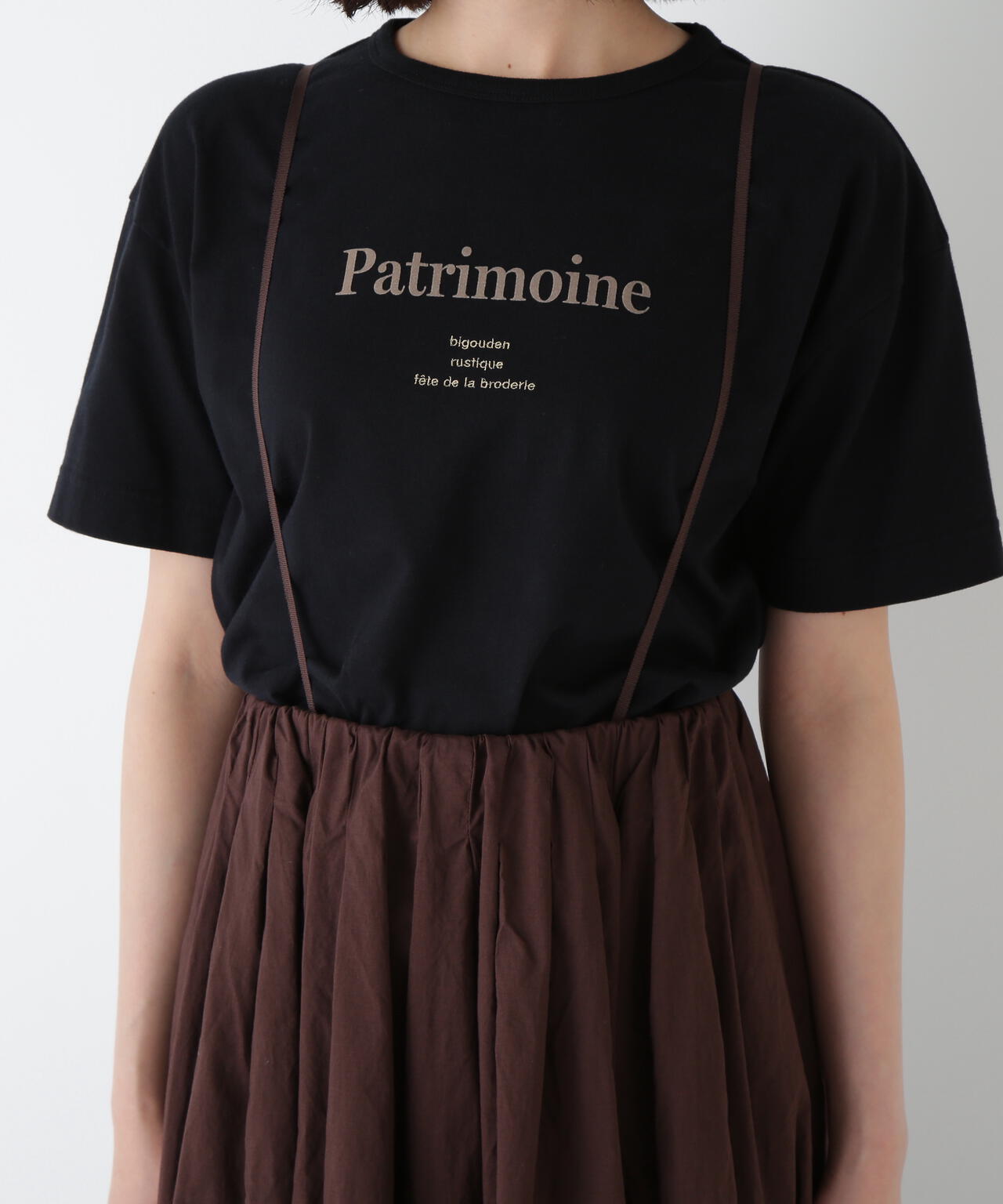 コットンローンギャザースカート