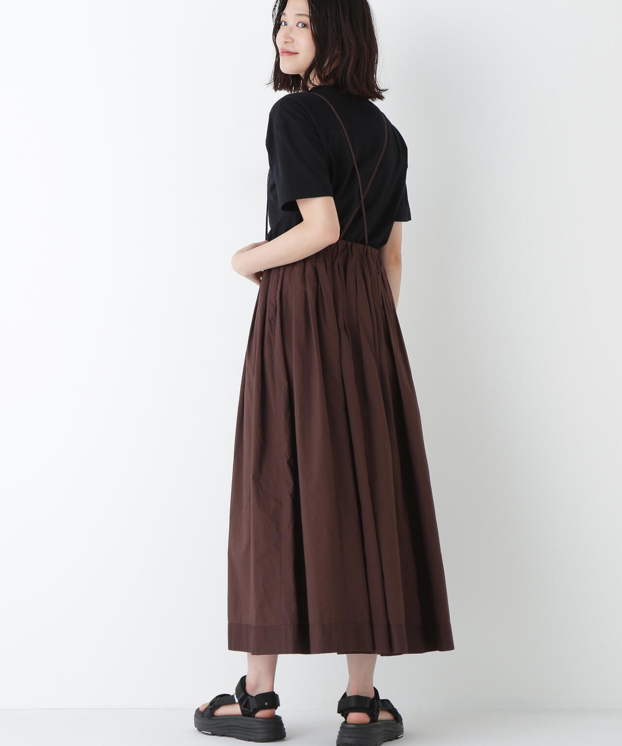 コットンローンギャザースカート