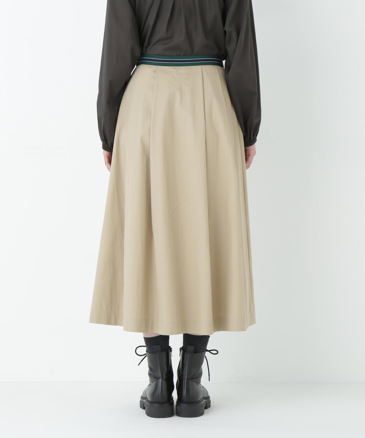 コットンナイロンツイルスカート