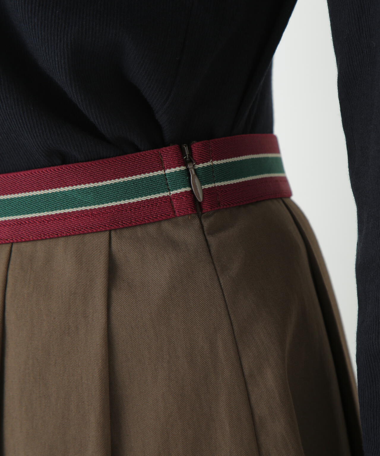 コットンナイロンツイルスカート