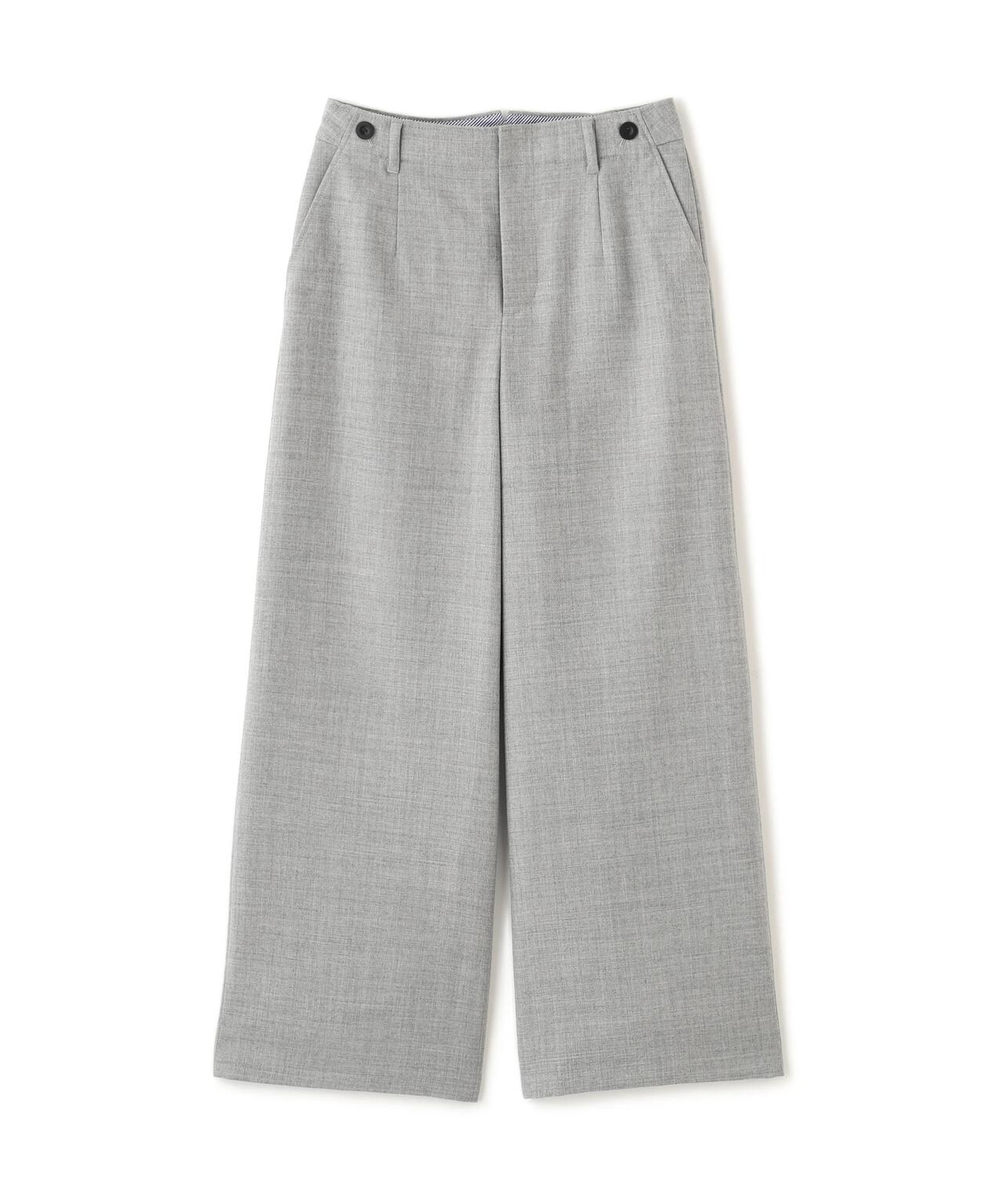 ライトフラノウォッシャブルセミワイドパンツ