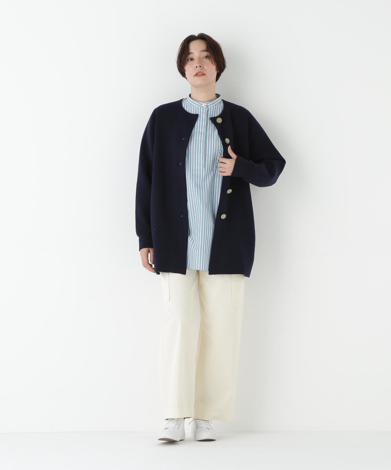 オーガニックコットンチノクロスカーゴパンツ