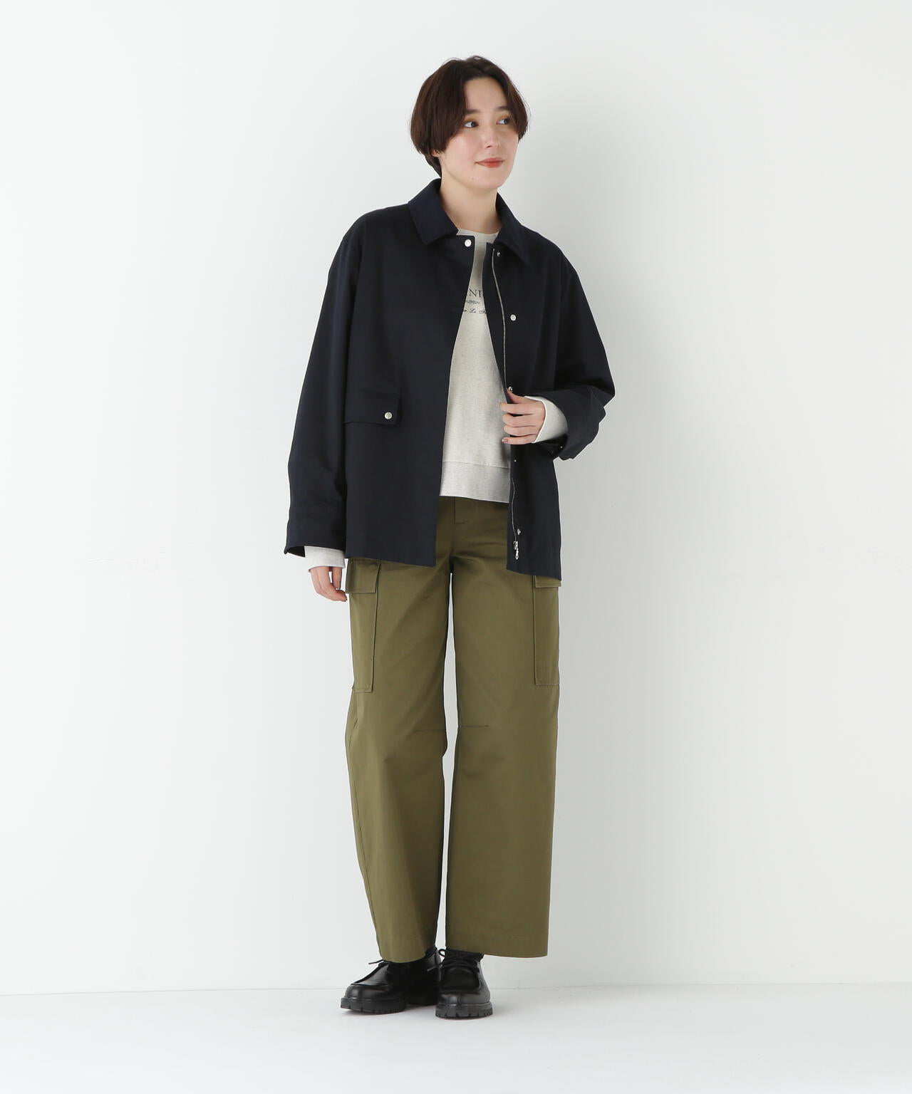 オーガニックコットンチノクロスカーゴパンツ