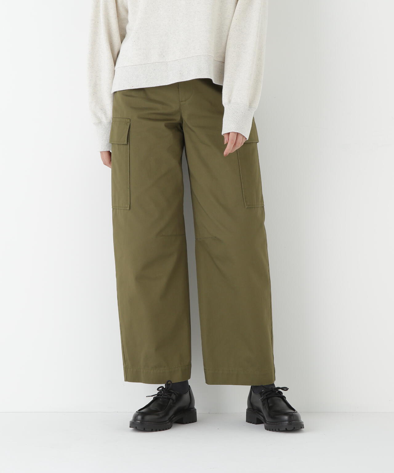 オーガニックコットンチノクロスカーゴパンツ