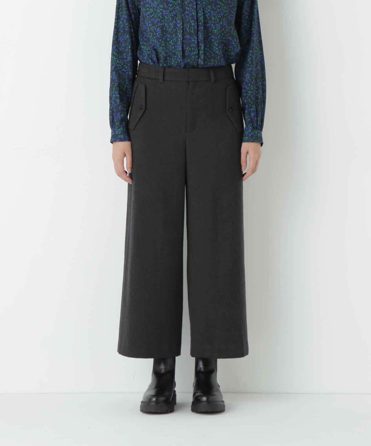 ≪マルチサイズ展開≫TOPツイルガウチョパンツ