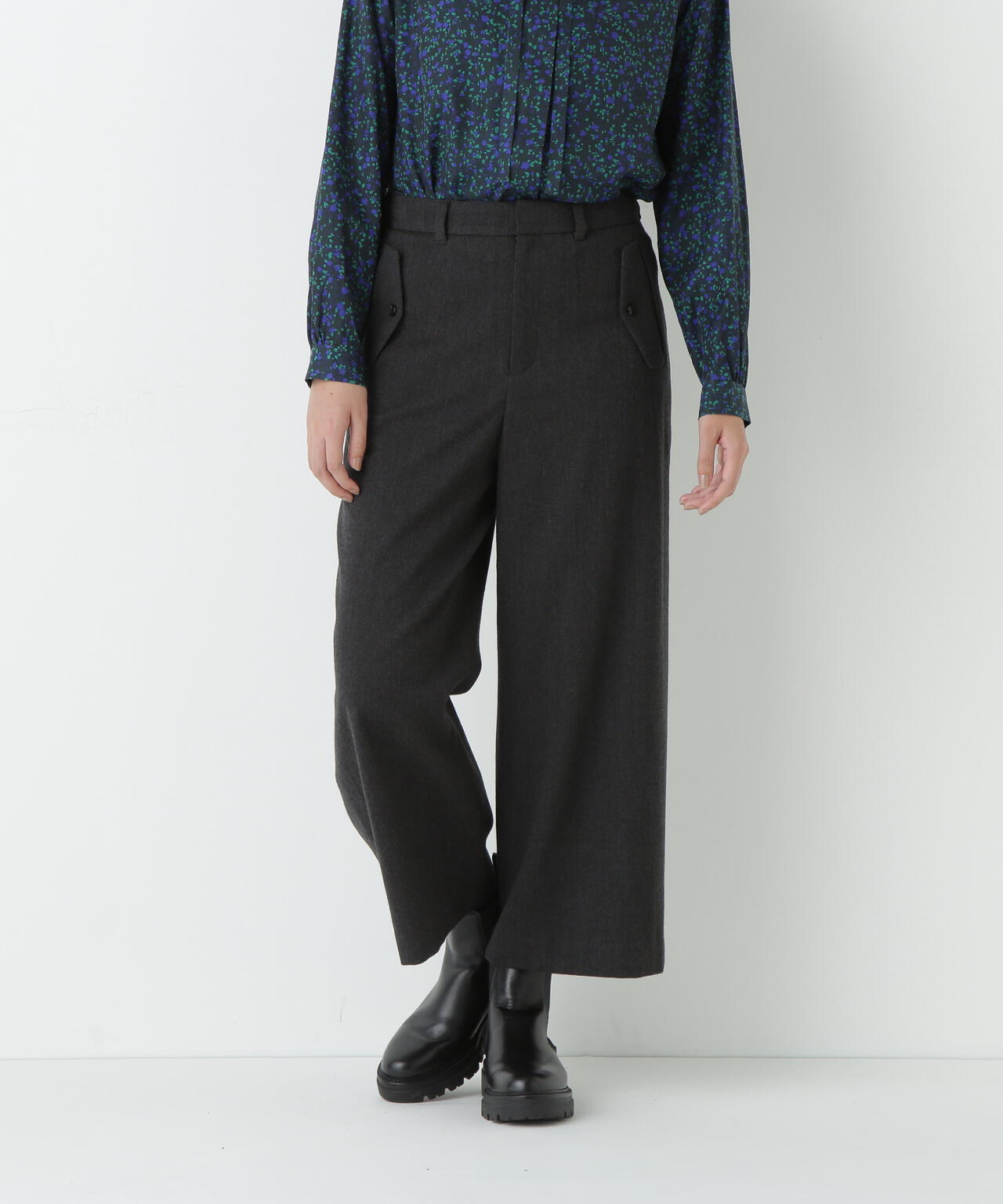 ≪マルチサイズ展開≫TOPツイルガウチョパンツ