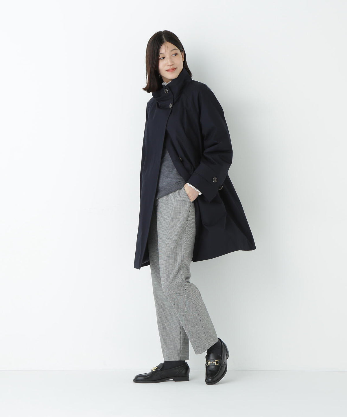 ≪ウォーム素材≫裏起毛ストレートパンツ