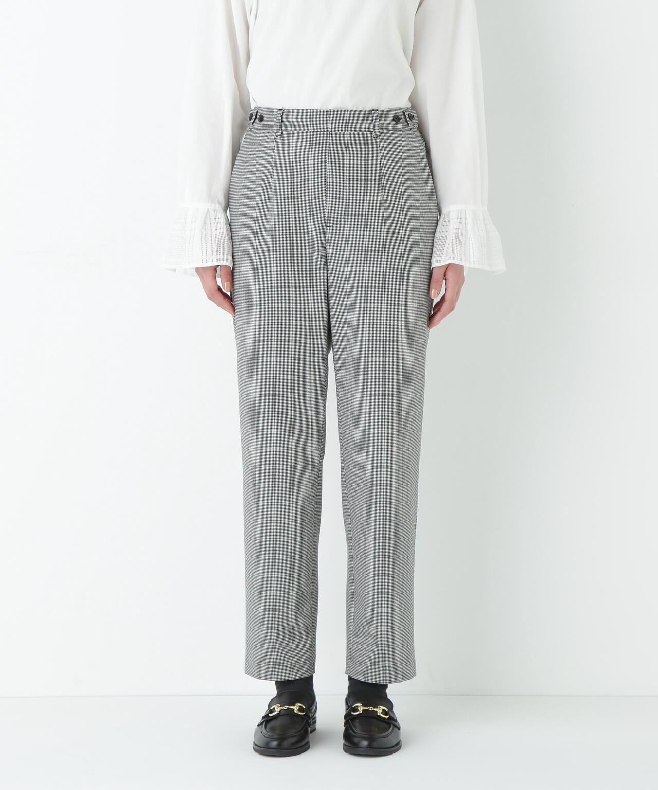 ≪ウォーム素材≫裏起毛ストレートパンツ