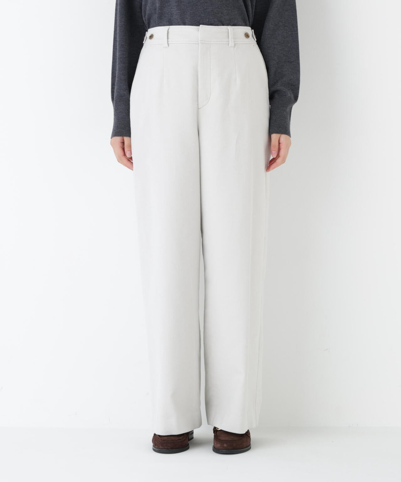 ≪マルチサイズ / 洗える≫ストレッチエアリードットコードパンツ