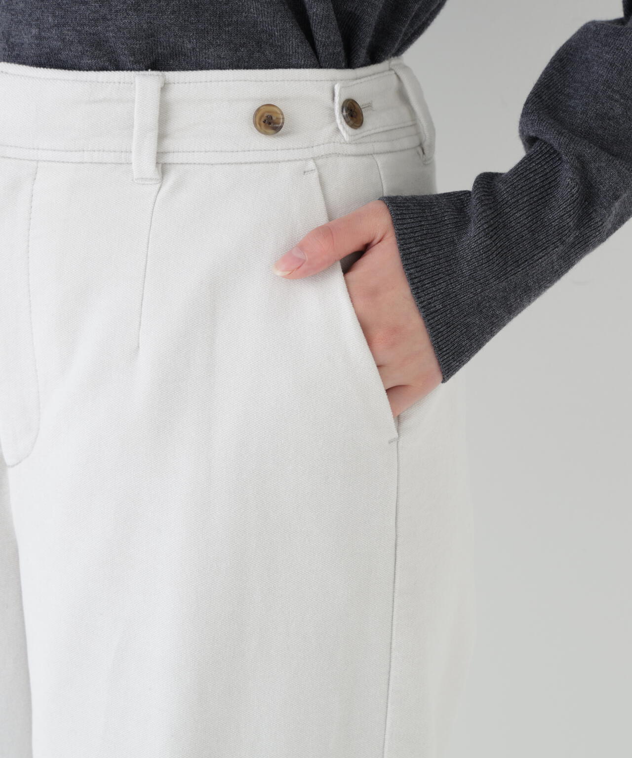 ≪マルチサイズ / 洗える≫ストレッチエアリードットコードパンツ