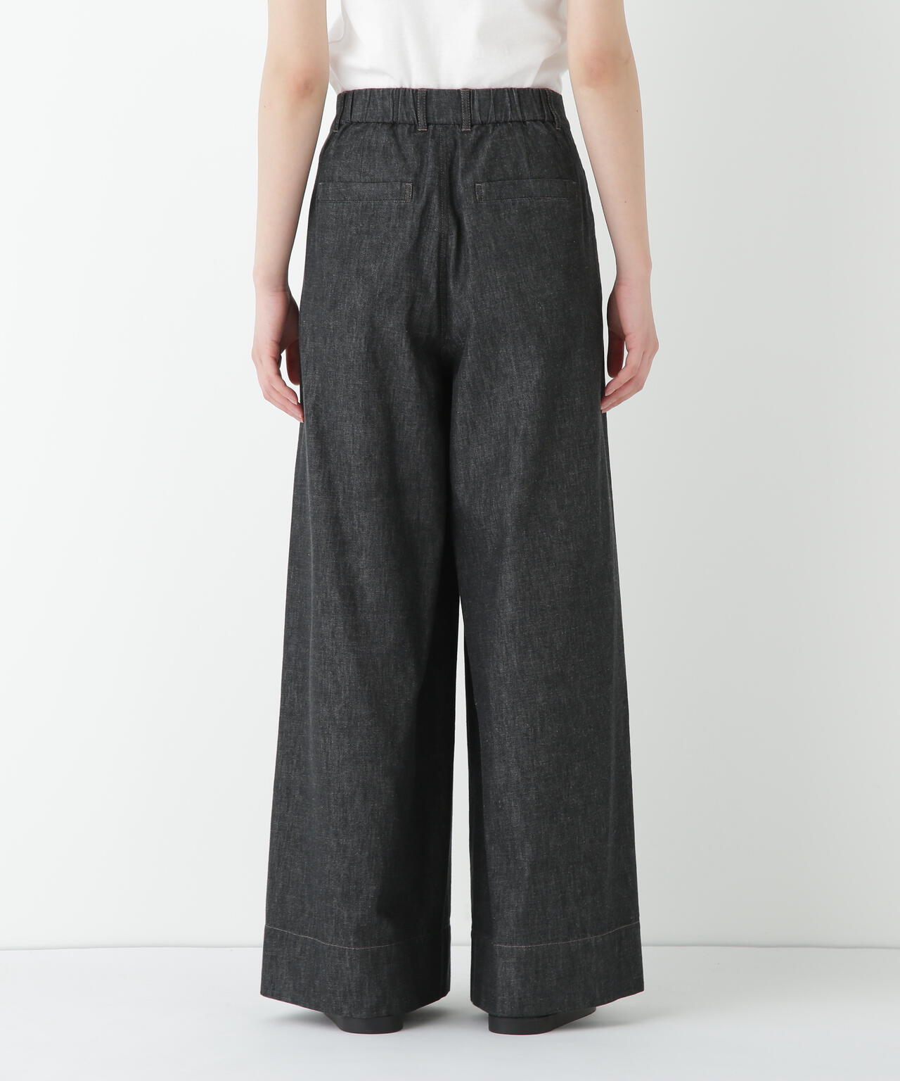 ライトオンスデニムツイストバギーパンツ