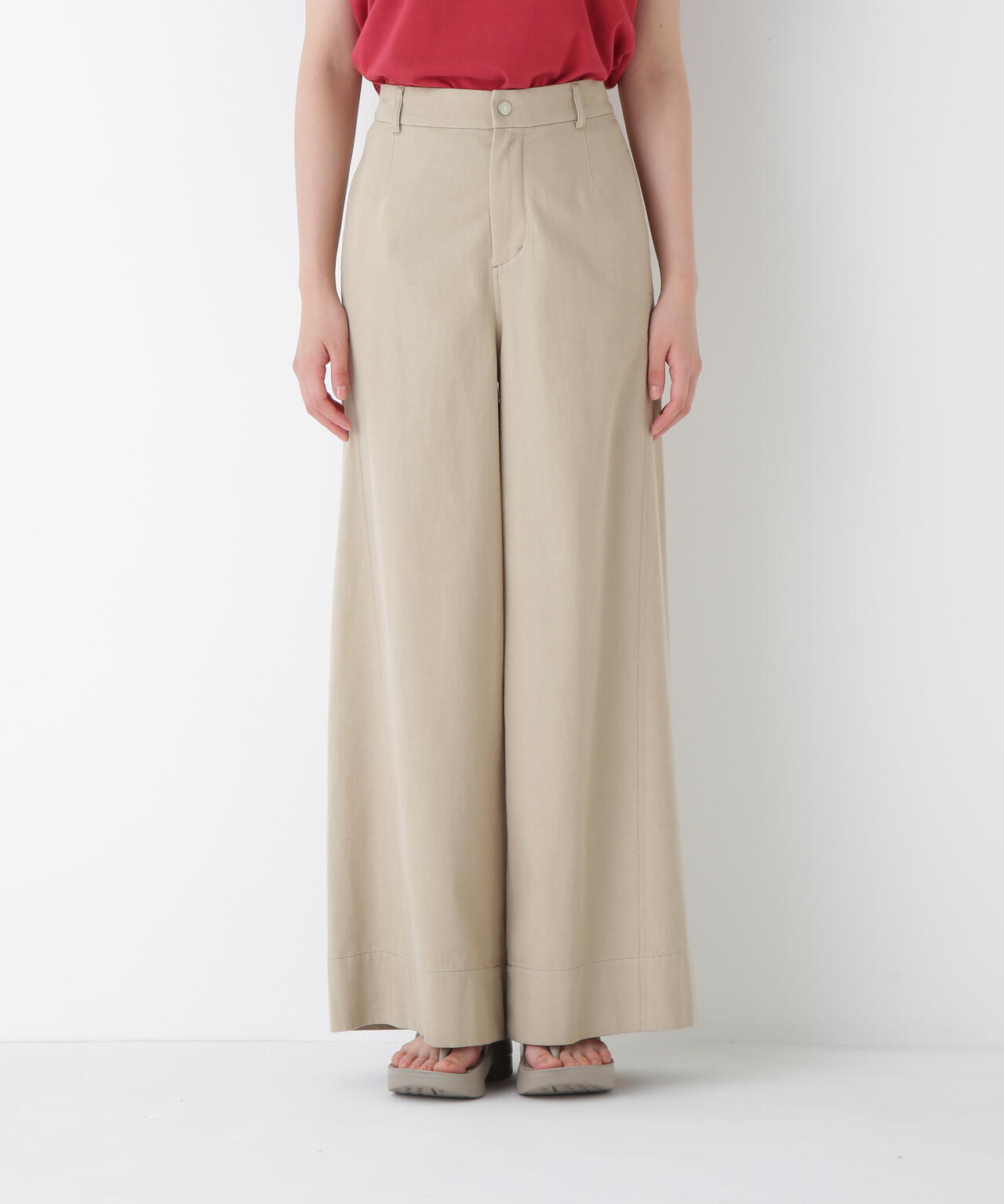 ライトオンスデニムツイストバギーパンツ