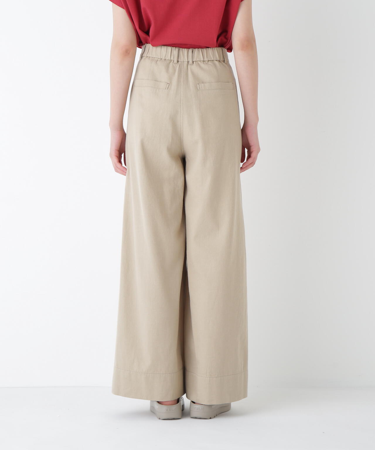 ライトオンスデニムツイストバギーパンツ