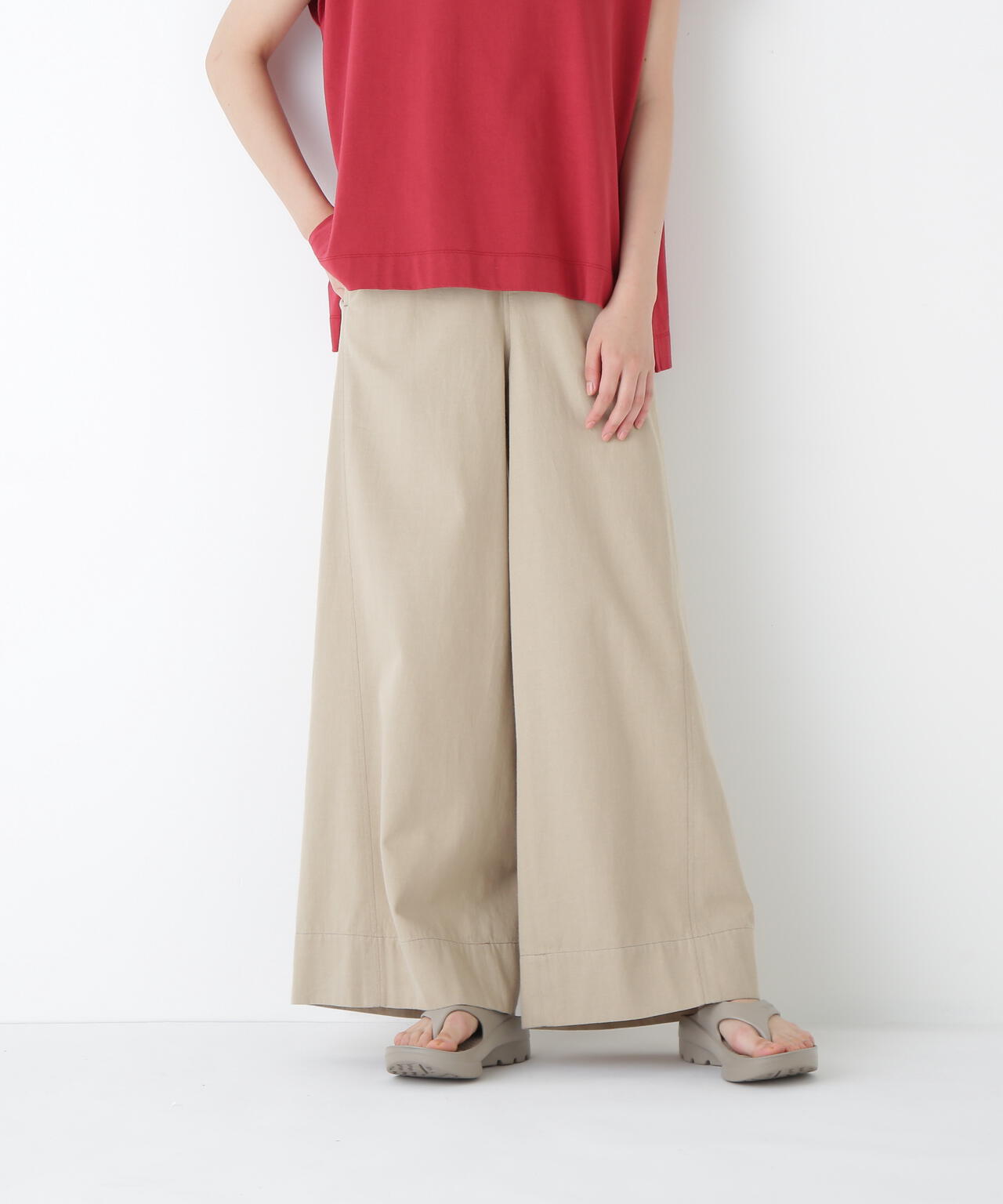 ライトオンスデニムツイストバギーパンツ