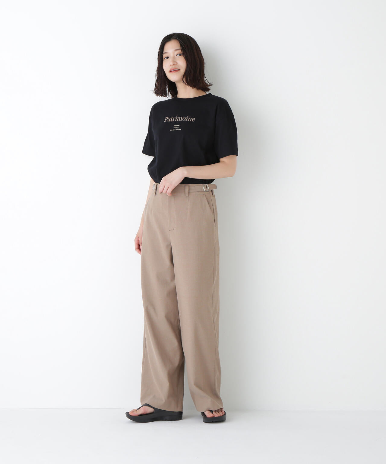 シェルタリングドライオックスセミワイドパンツ