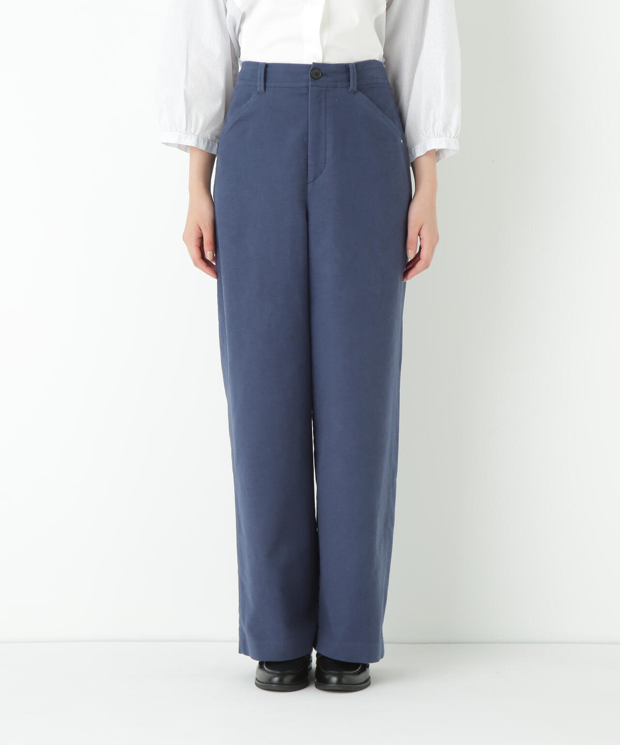 ストレッチエアリードットコードセミワイドパンツ