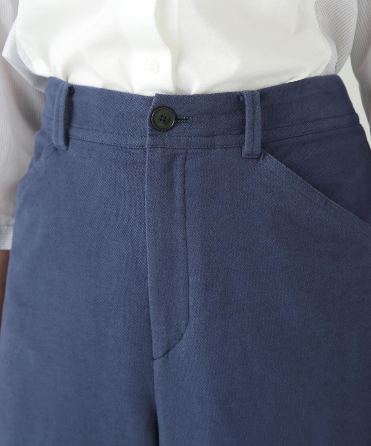 ストレッチエアリードットコードセミワイドパンツ