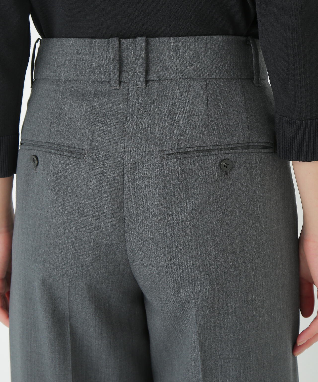 ダブルタックバギーパンツ