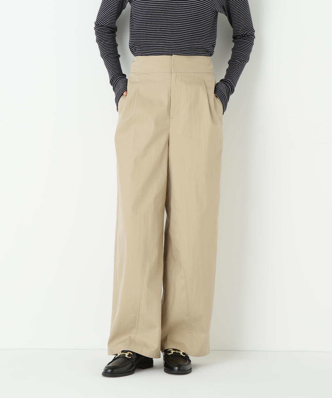 コットンナイロンツイルパンツ