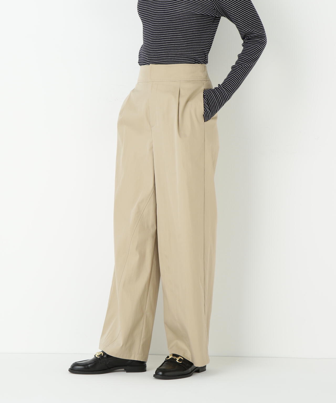 コットンナイロンツイルパンツ