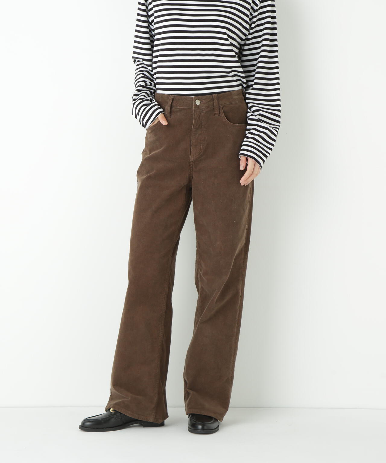 【Healthy Denimコラボ】コーデュロイストレートパンツ