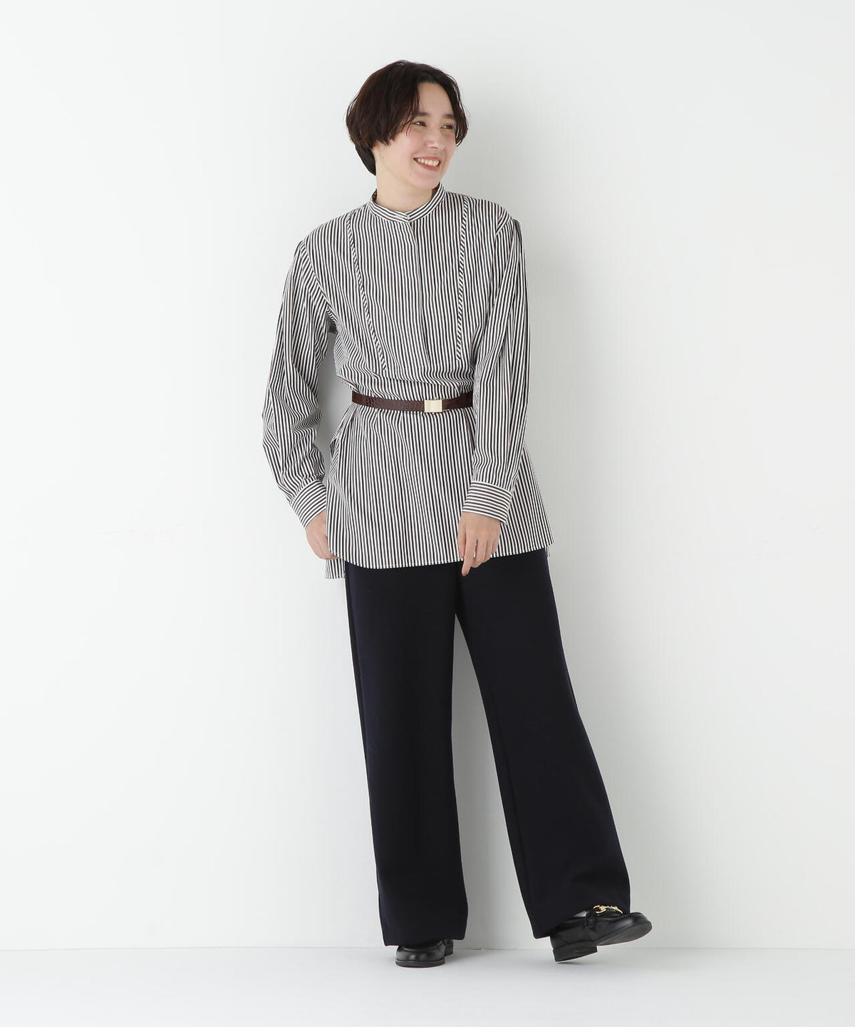 ミルドジャージーストレートパンツ