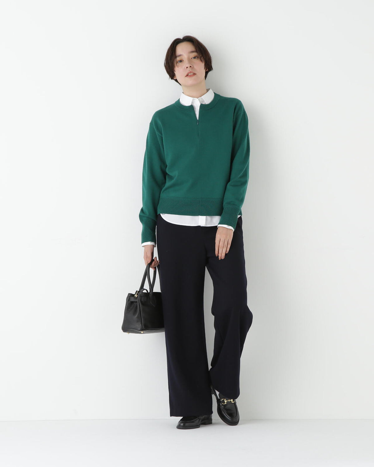 ミルドジャージーストレートパンツ