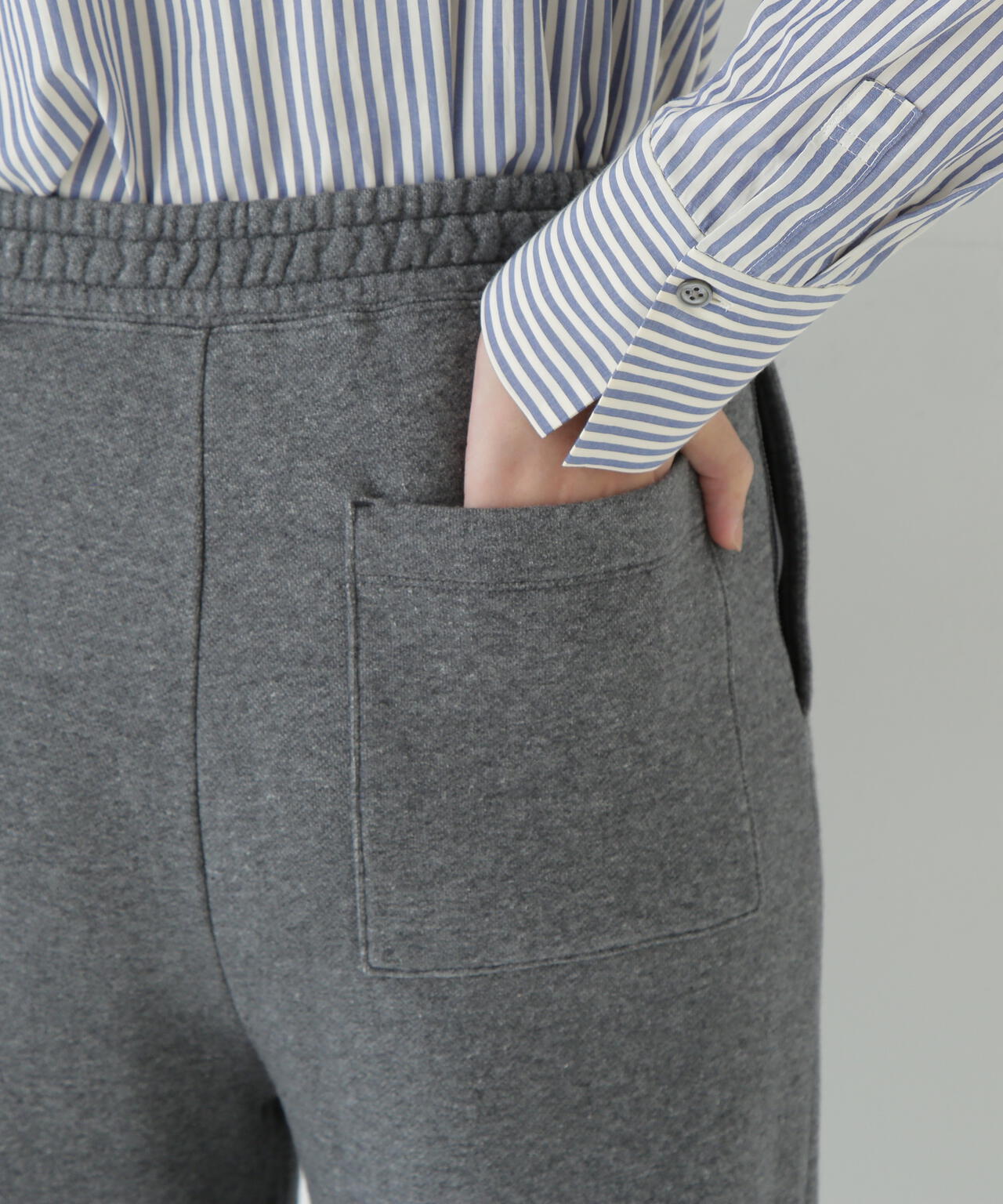 裏毛ストレートパンツ