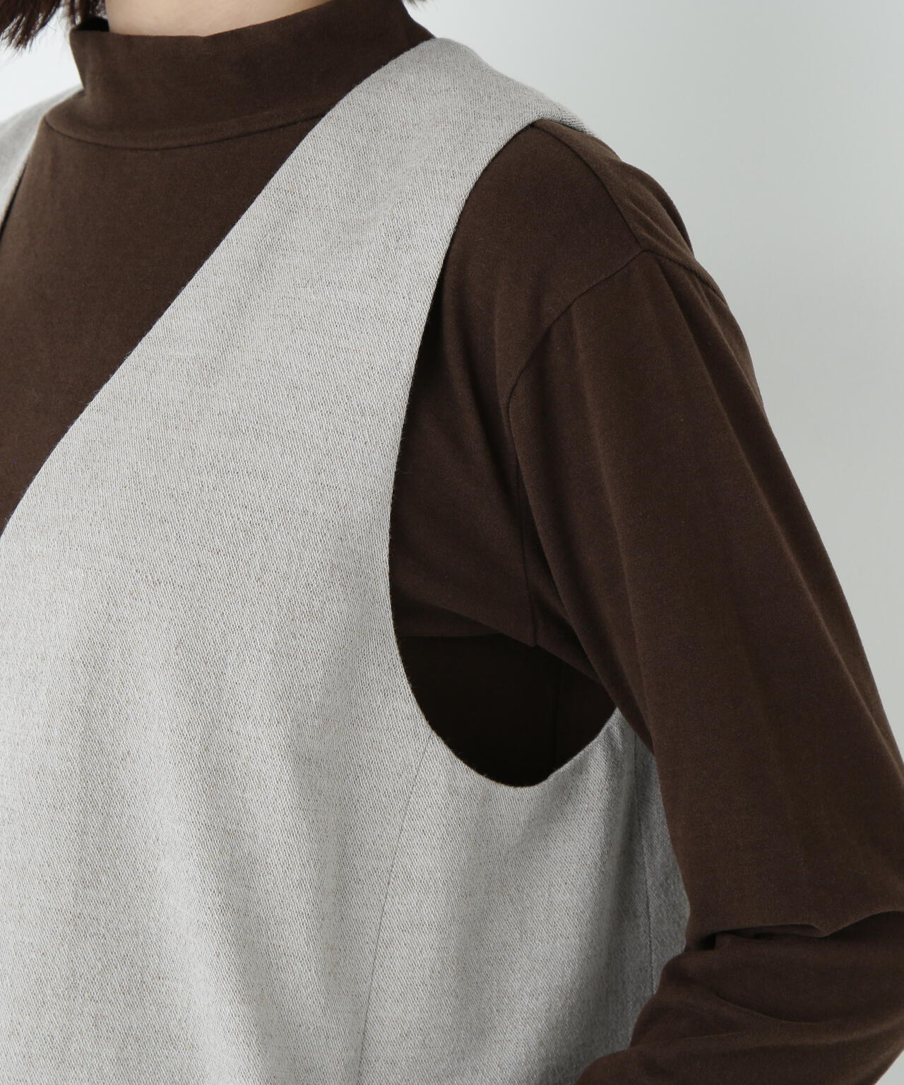 TOPツイルミディアムジャンパースカート