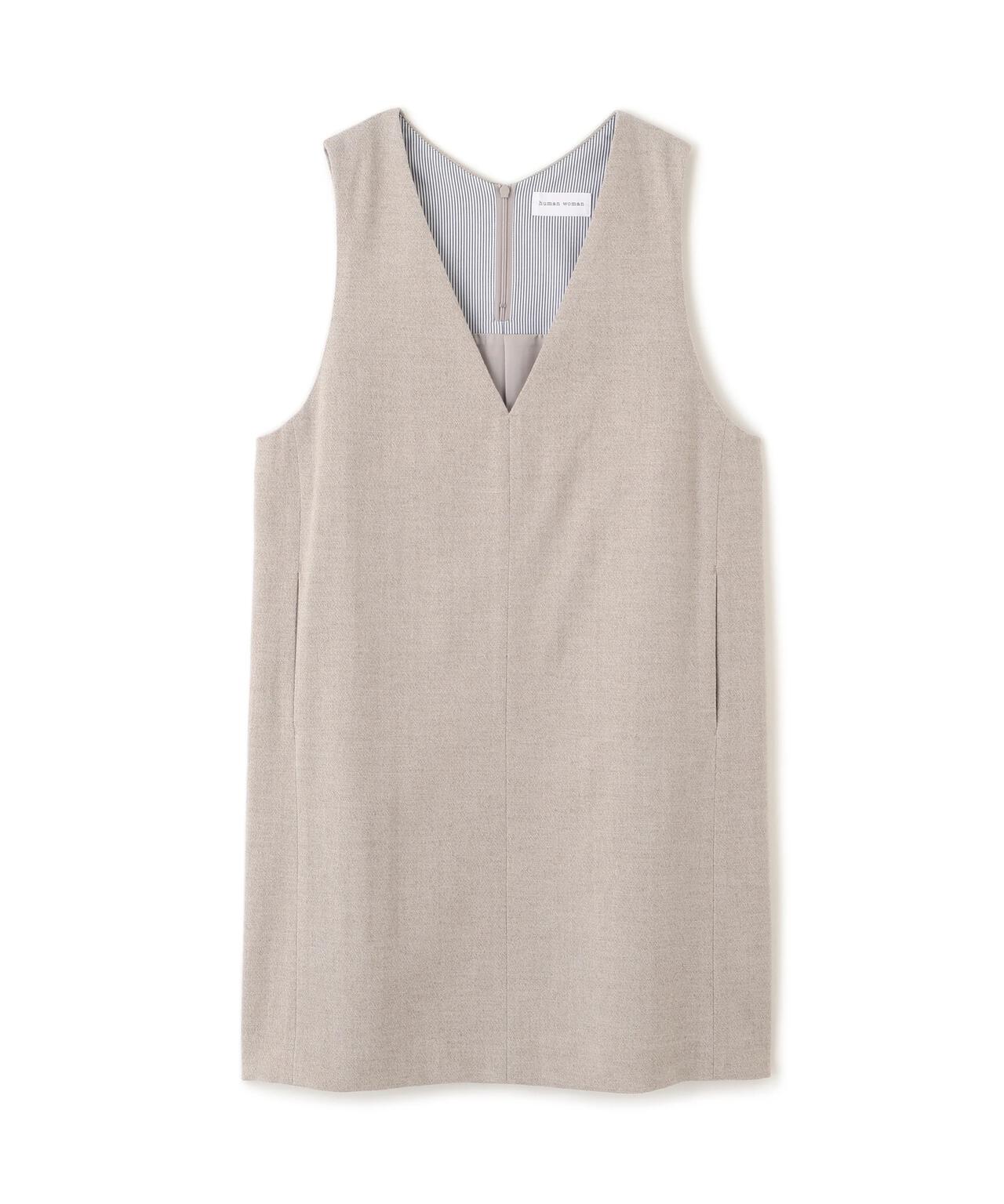 TOPツイルミディアムジャンパースカート