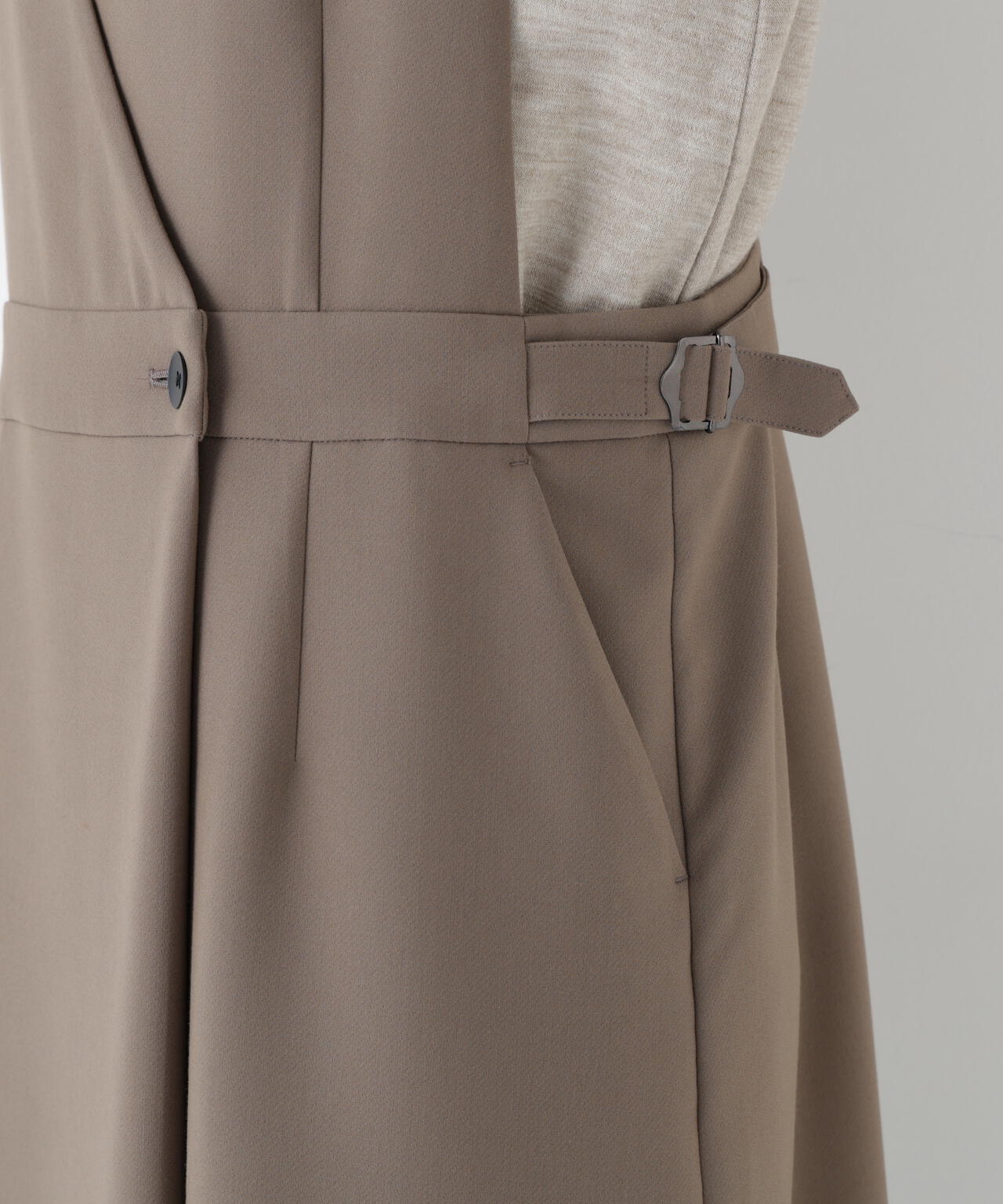 ≪洗える≫TRダブルクロス ジャンパースカート