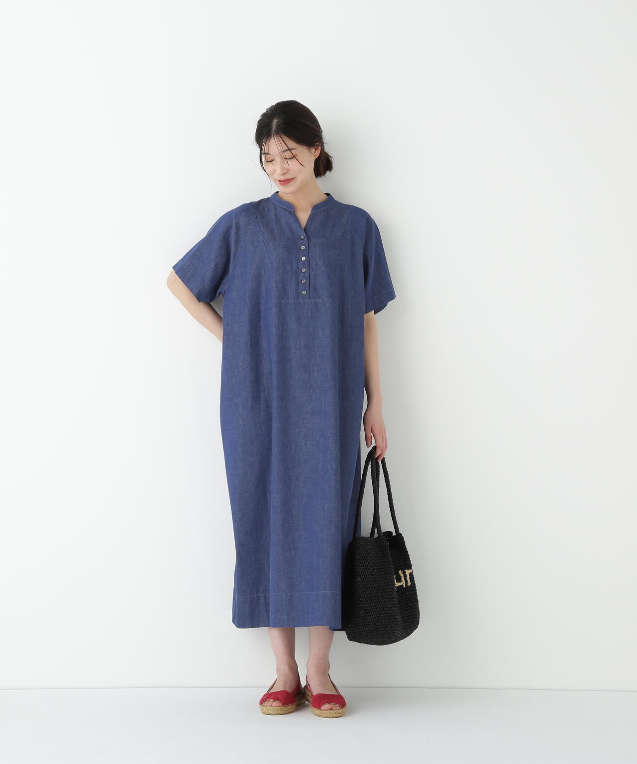 【WEB限定カラー】ライトオンスデニムワンピース