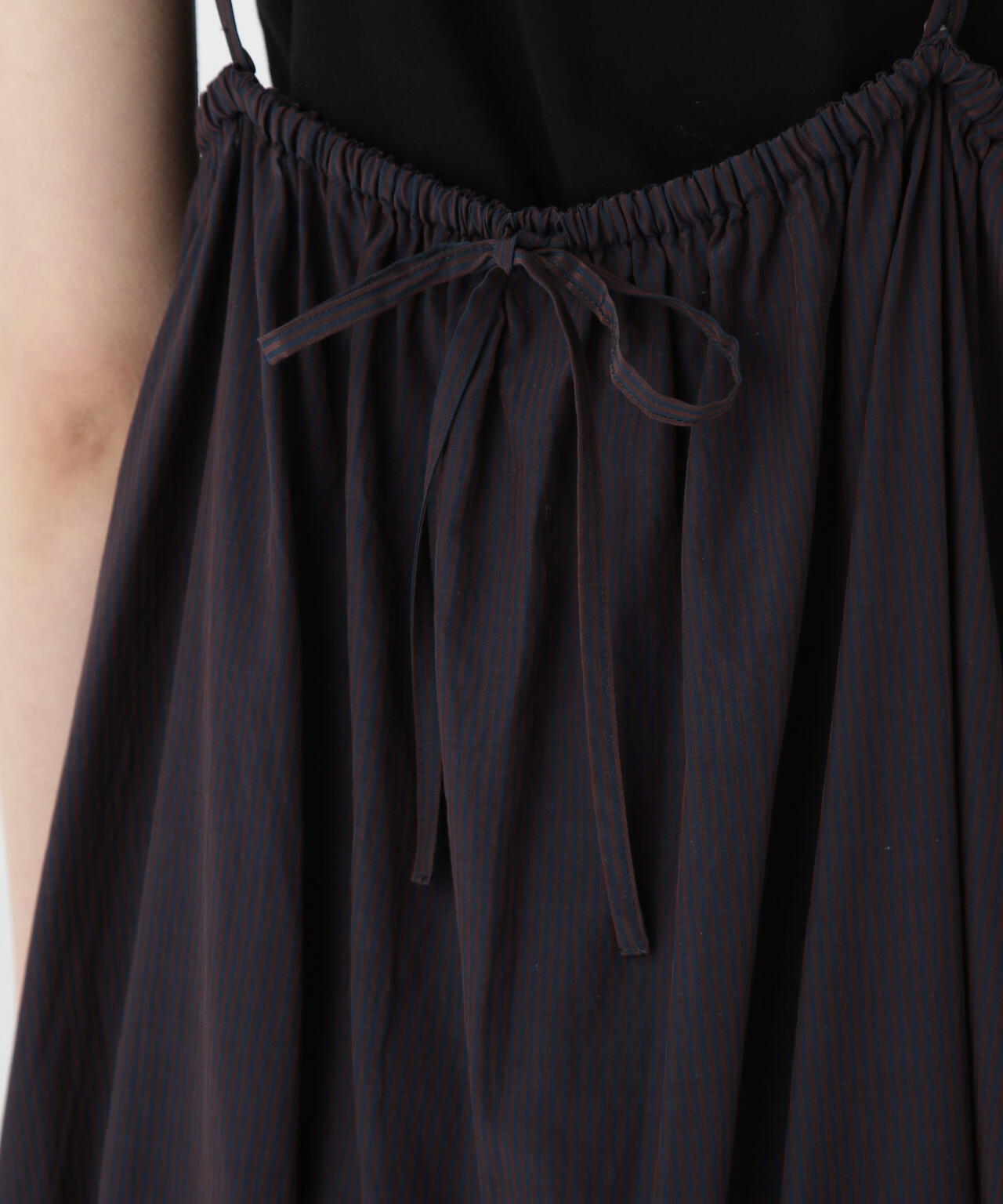 ストライプローンキャミソールワンピース