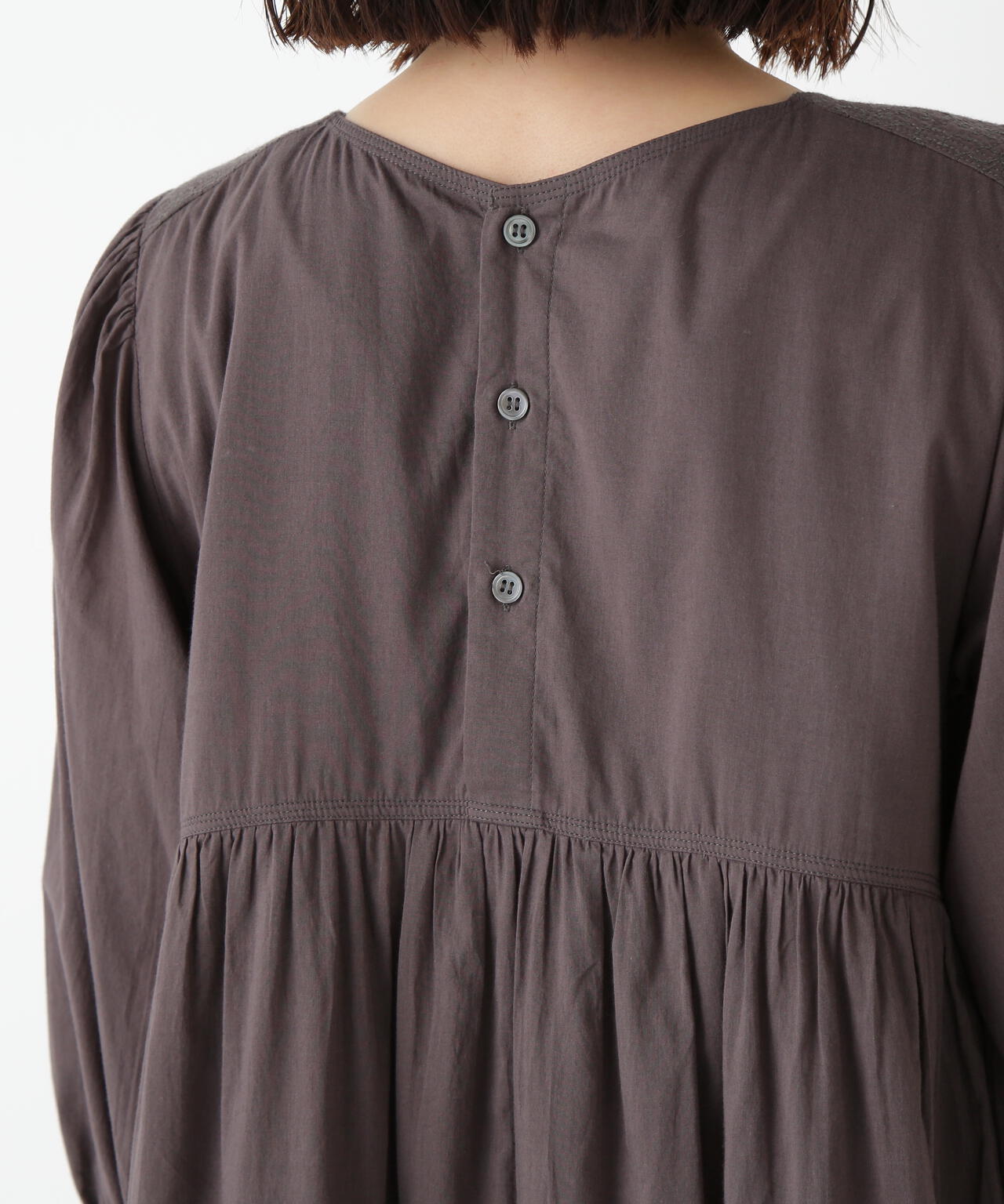 インドコットンボイルキルティングドッキングワンピース