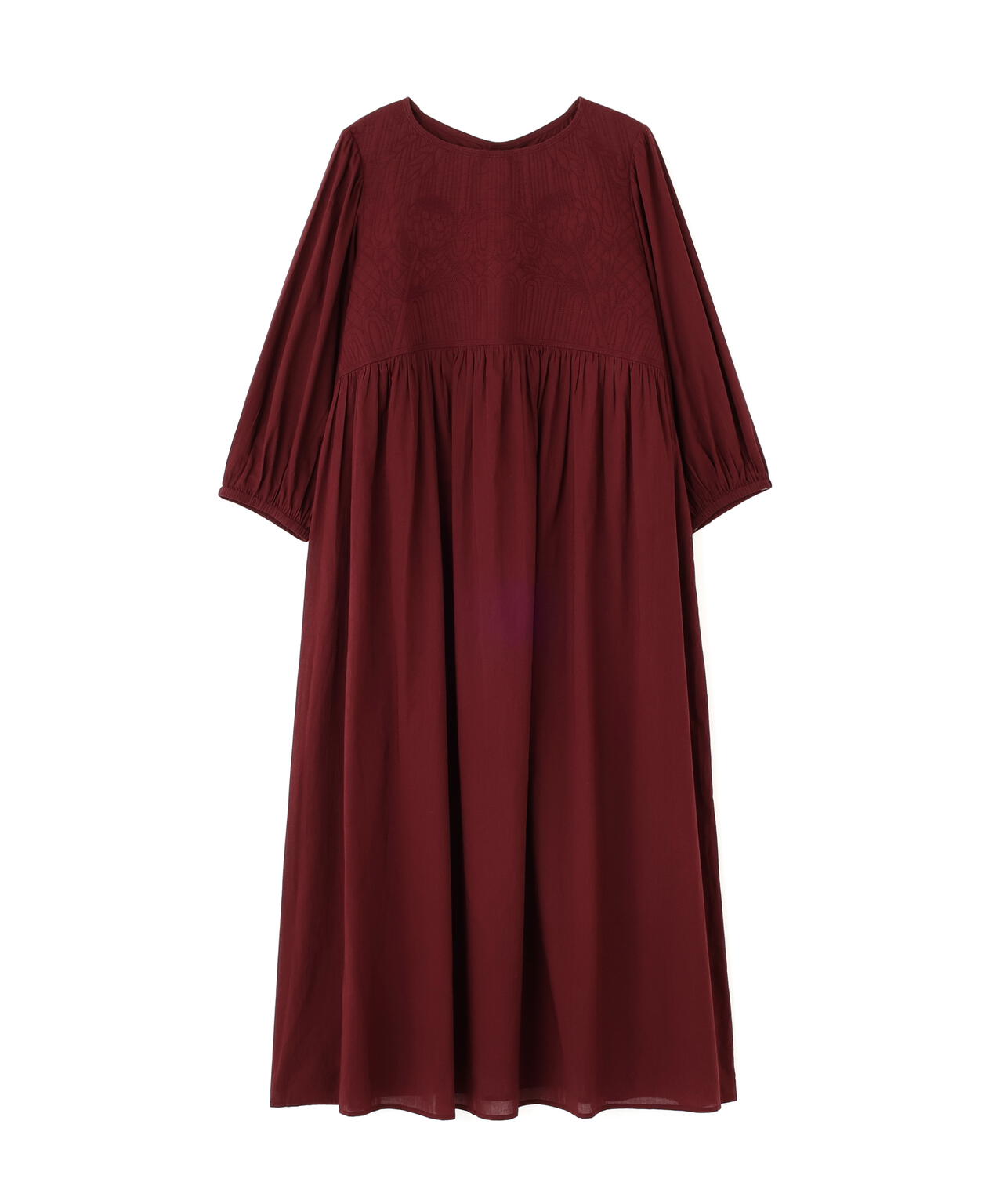 インドコットンボイルキルティングドッキングワンピース