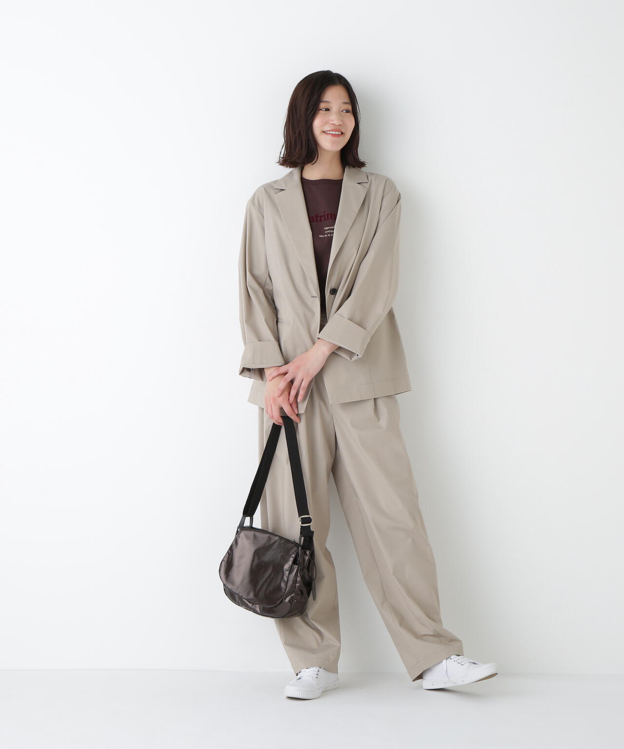 TR×TCポプリンストレッチボックステーラードジャケット