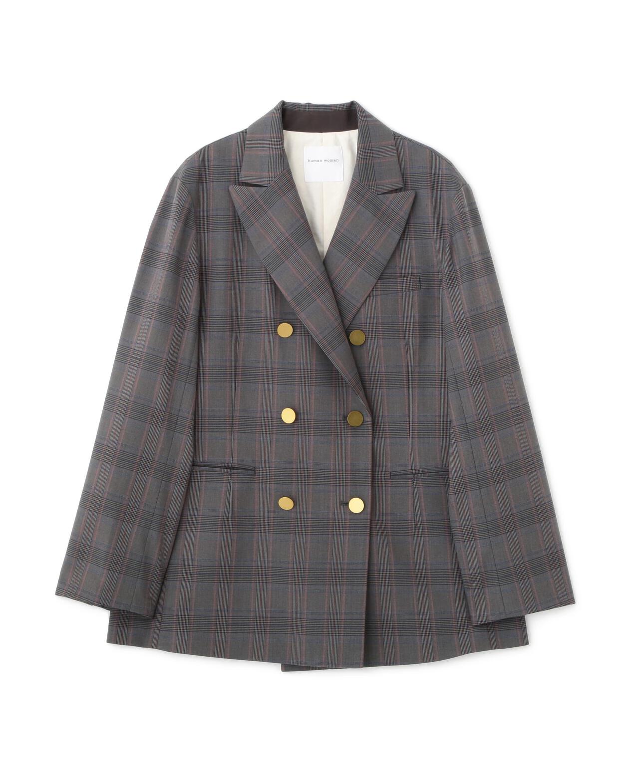 強撚シャークスキンピークドラペルジャケット