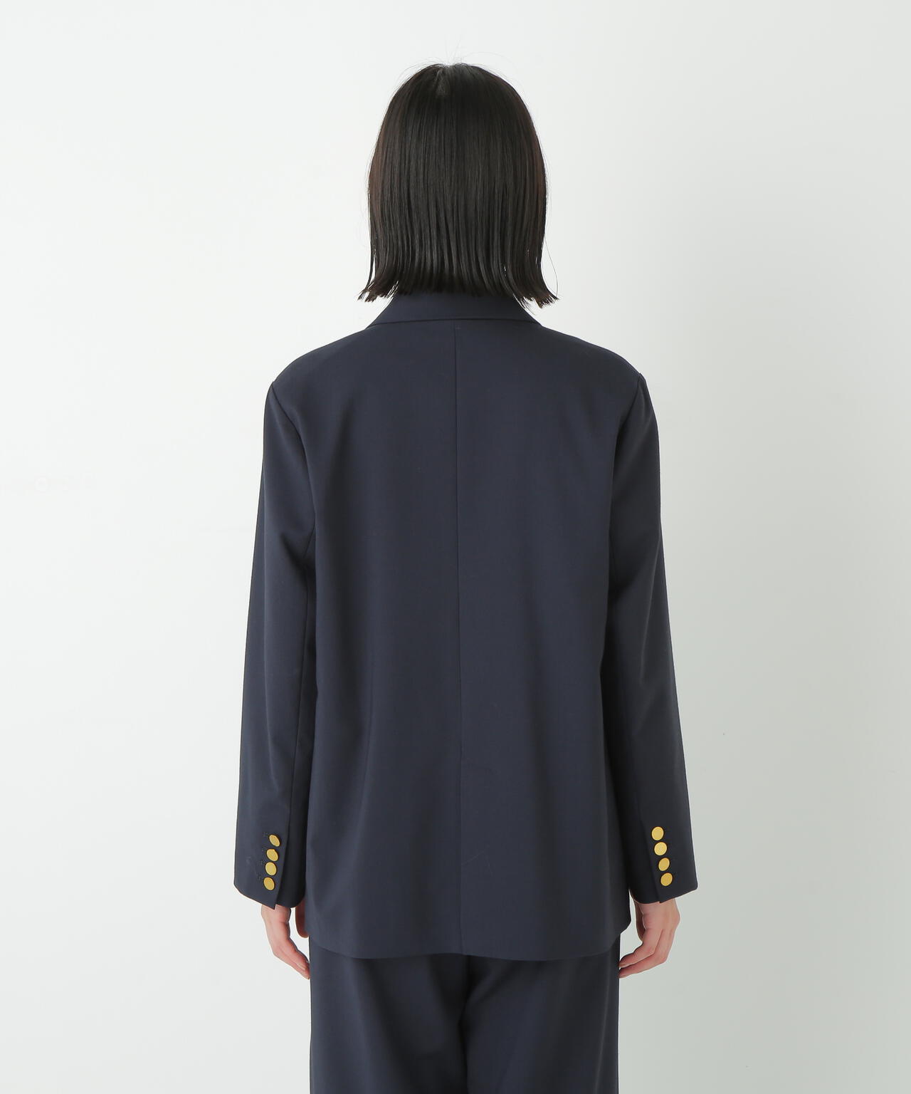 強撚シャークスキンピークドラペルジャケット