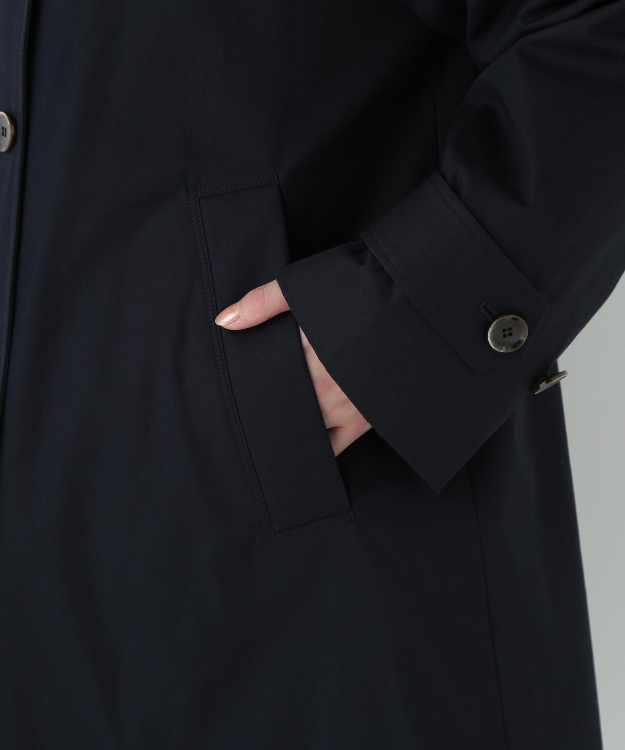 ≪防寒≫コットンギャバ2wayスタンドダウン