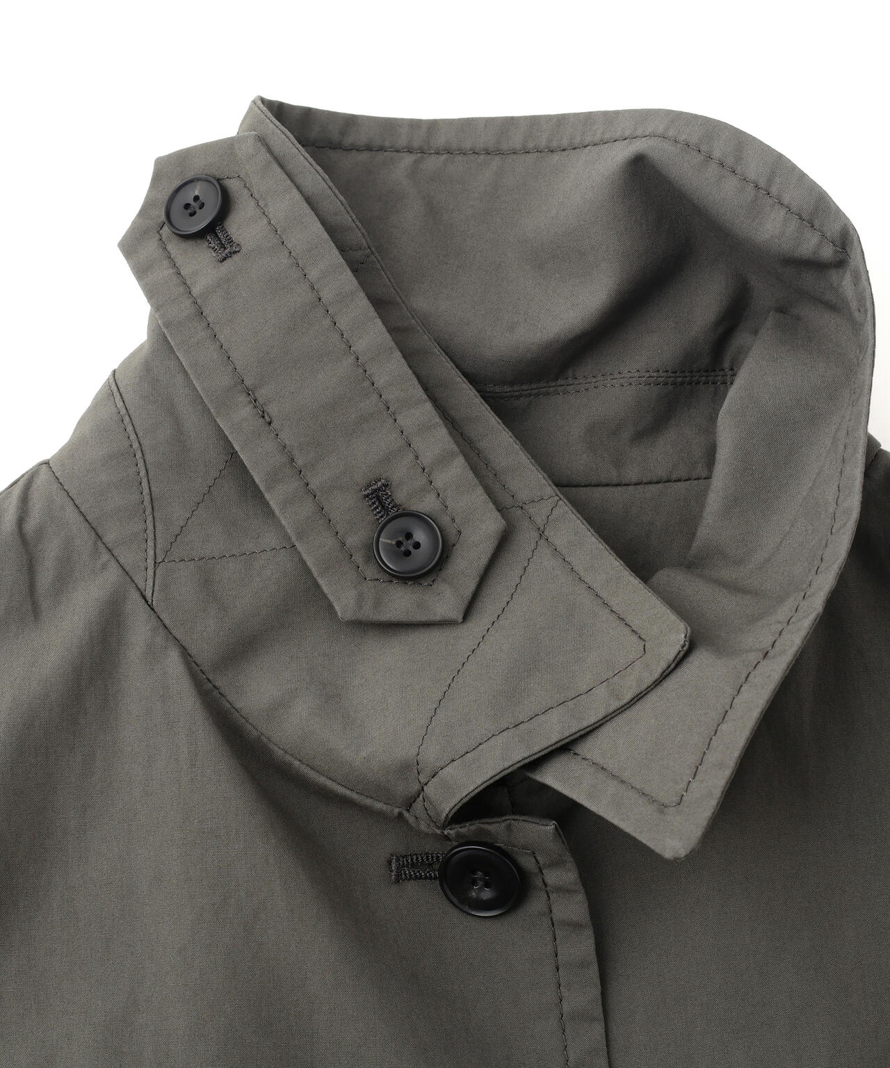 ステンカラーシャツコート