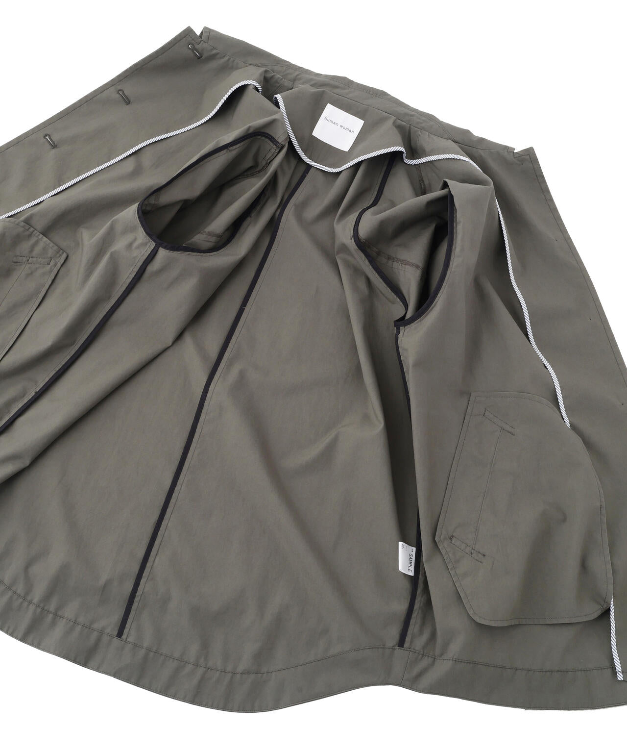 ステンカラーシャツコート