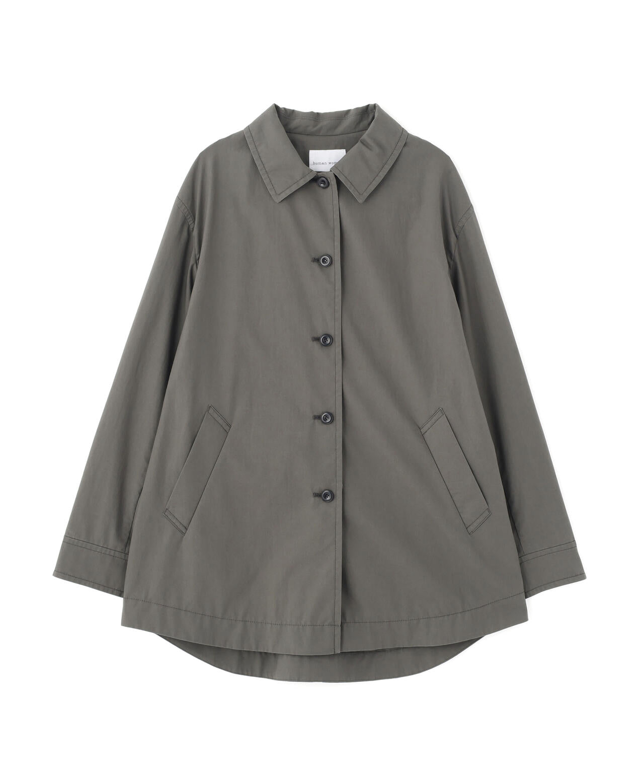 ステンカラーシャツコート