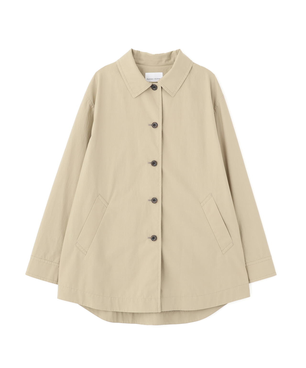 ステンカラーシャツコート