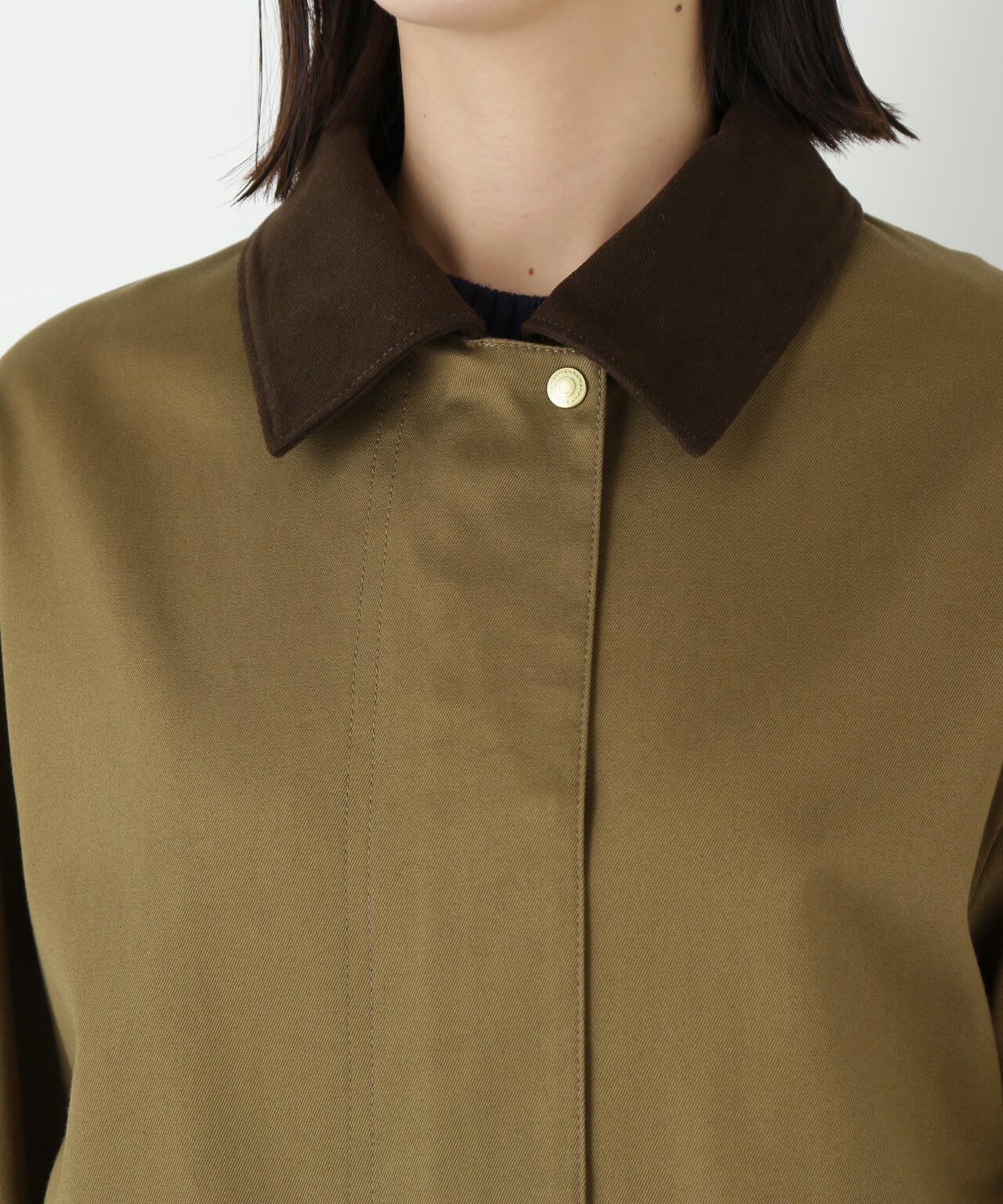 コットンツイルストレッチブルゾン